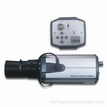 CCTV Box Camera with Excellent Image Quality, 600TVL High Resolution and OSD Menu